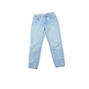 Topshop High Rise Mom Light Blue Size 28W Women’s Jeans